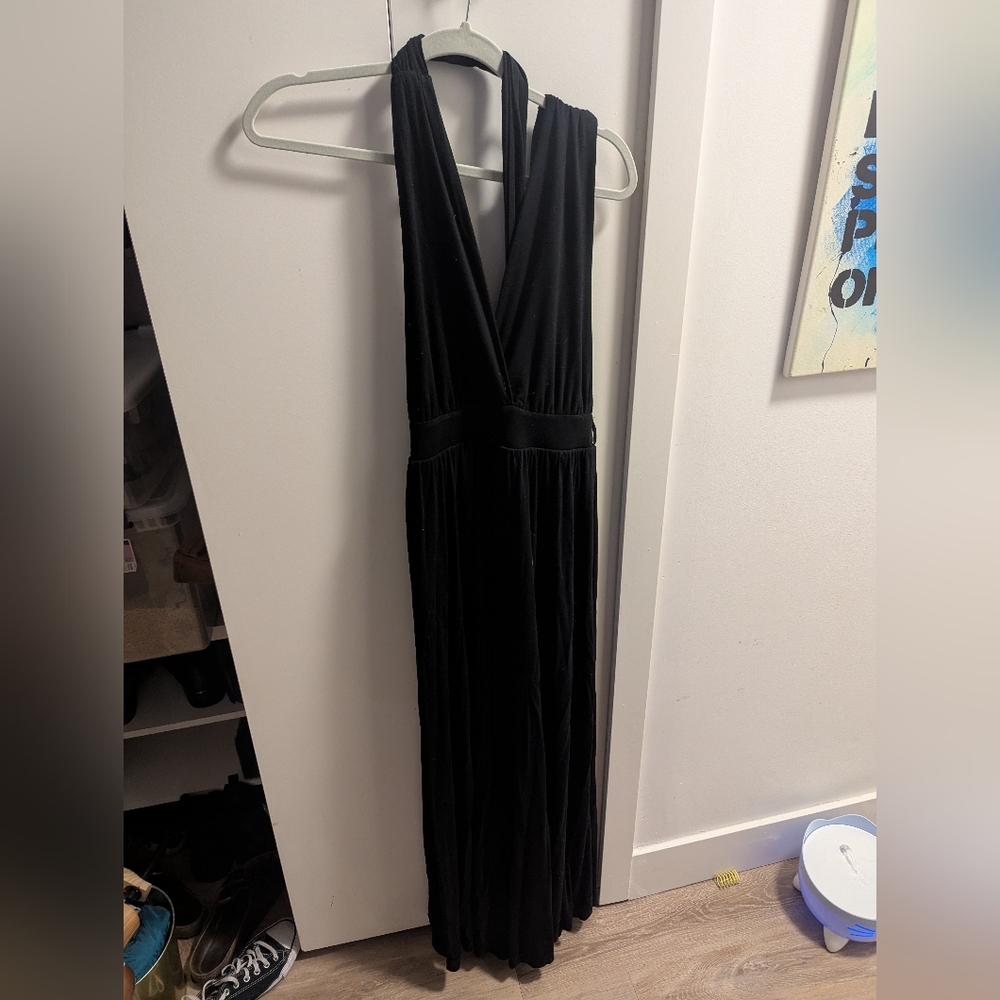 Black Convertible Jumpsuit, Small